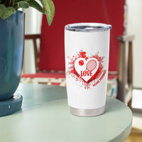 Love Means Nothing To A Tennis Player Tumbler Cup Valentines Day Gift - Wonder Print Shop