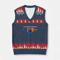 Love Means Nothing V-Neck Knit Sweater Vest Valentines Day Gift - Wonder Print Shop
