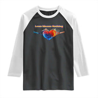 Love Means Nothing Raglan Shirt Valentines Day Gift - Wonder Print Shop