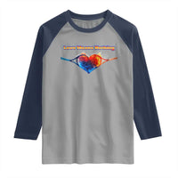 Love Means Nothing Raglan Shirt Valentines Day Gift - Wonder Print Shop