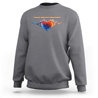 Love Means Nothing Sweatshirt Valentines Day Gift - Wonder Print Shop