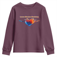 Love Means Nothing Youth Sweatshirt Valentines Day Gift - Wonder Print Shop