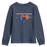 Love Means Nothing Youth Sweatshirt Valentines Day Gift - Wonder Print Shop
