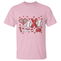 Cute XOXO Tennis Player T Shirt Valentines Tennis Gift - Wonder Print Shop