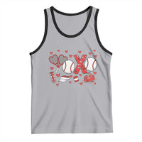 Cute XOXO Tennis Player Tank Top Valentines Tennis Gift - Wonder Print Shop