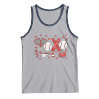 Cute XOXO Tennis Player Tank Top Valentines Tennis Gift - Wonder Print Shop