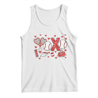 Cute XOXO Tennis Player Tank Top Valentines Tennis Gift - Wonder Print Shop