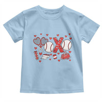 Cute XOXO Tennis Player Toddler T Shirt Valentines Tennis Gift - Wonder Print Shop