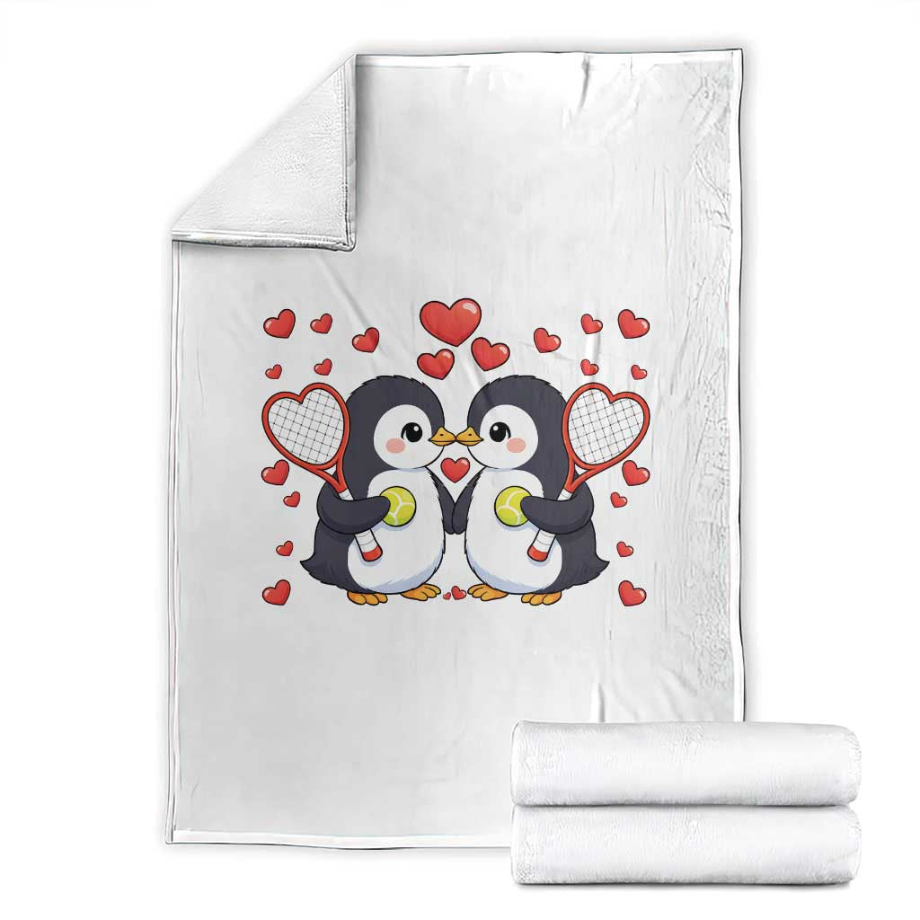 Cute XOXO Tennis Player Throw Blanket Valentines Day Gift - Wonder Print Shop