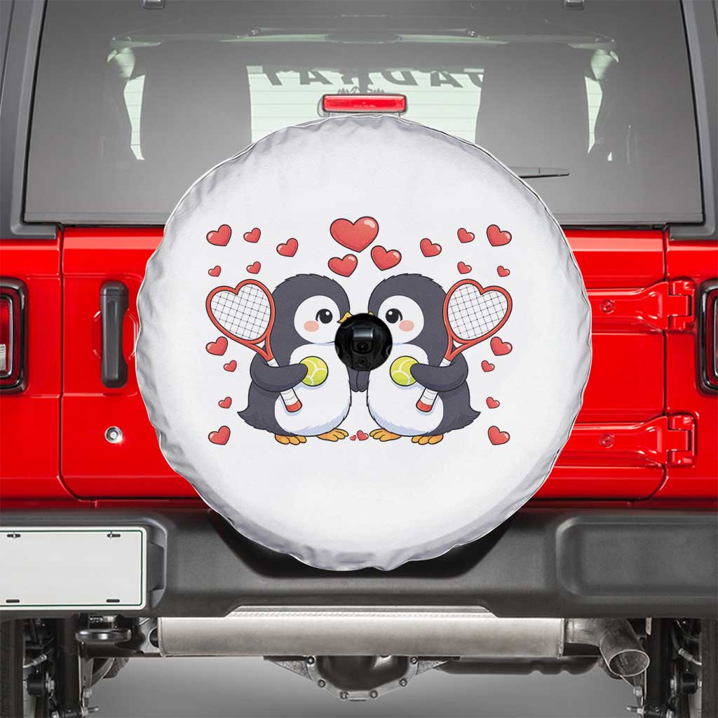 Cute XOXO Tennis Player Spare Tire Cover Valentines Day Gift - Wonder Print Shop