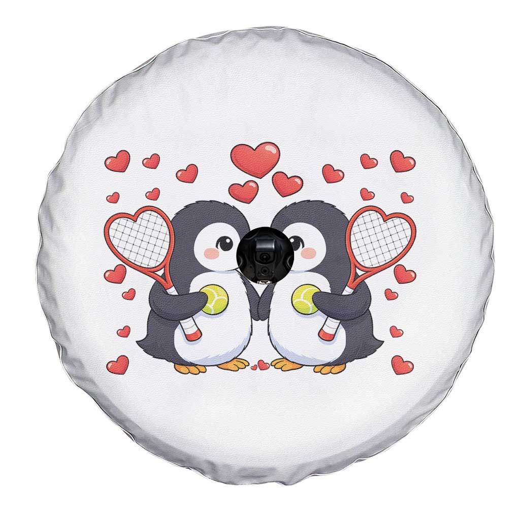 Cute XOXO Tennis Player Spare Tire Cover Valentines Day Gift - Wonder Print Shop