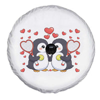 Cute XOXO Tennis Player Spare Tire Cover Valentines Day Gift - Wonder Print Shop