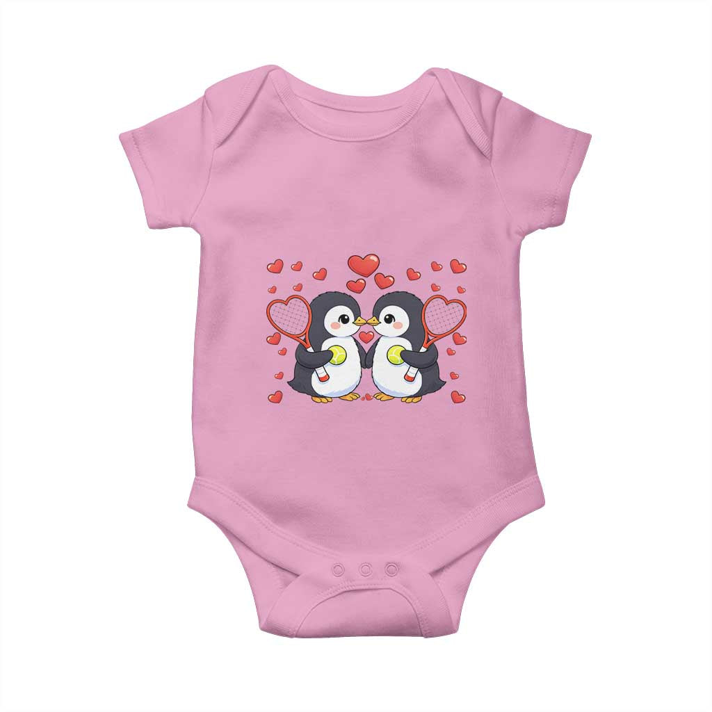 Cute XOXO Tennis Player Baby Onesie Valentines Day Gift - Wonder Print Shop