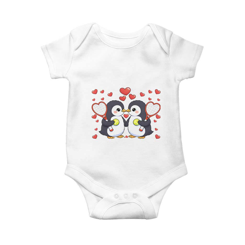 Cute XOXO Tennis Player Baby Onesie Valentines Day Gift - Wonder Print Shop