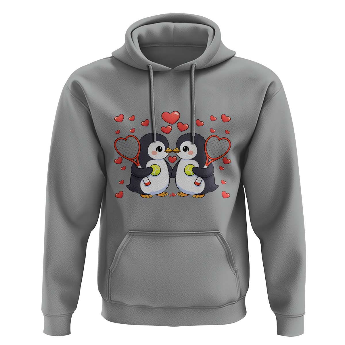 Cute XOXO Tennis Player Hoodie Valentines Day Gift - Wonder Print Shop
