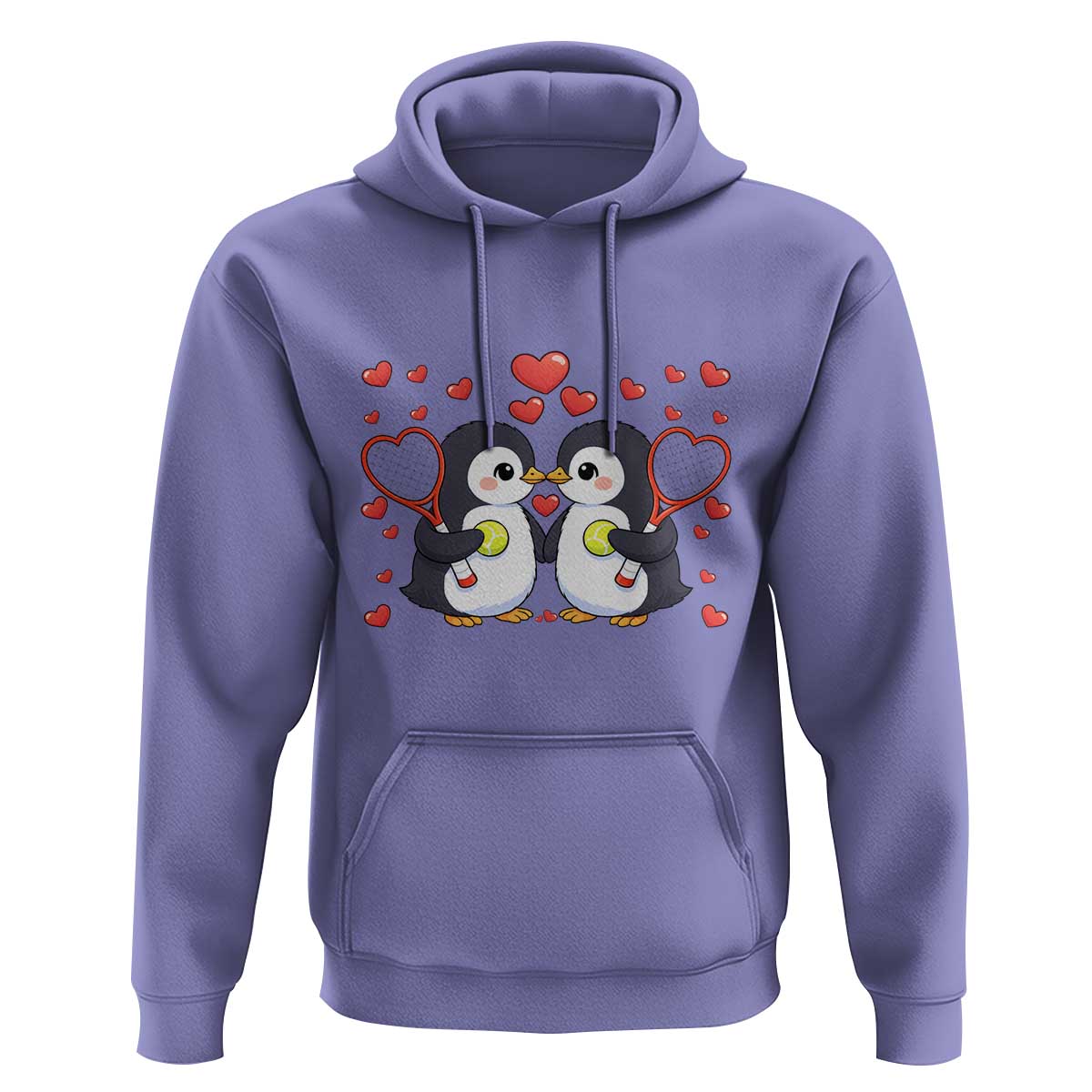 Cute XOXO Tennis Player Hoodie Valentines Day Gift - Wonder Print Shop