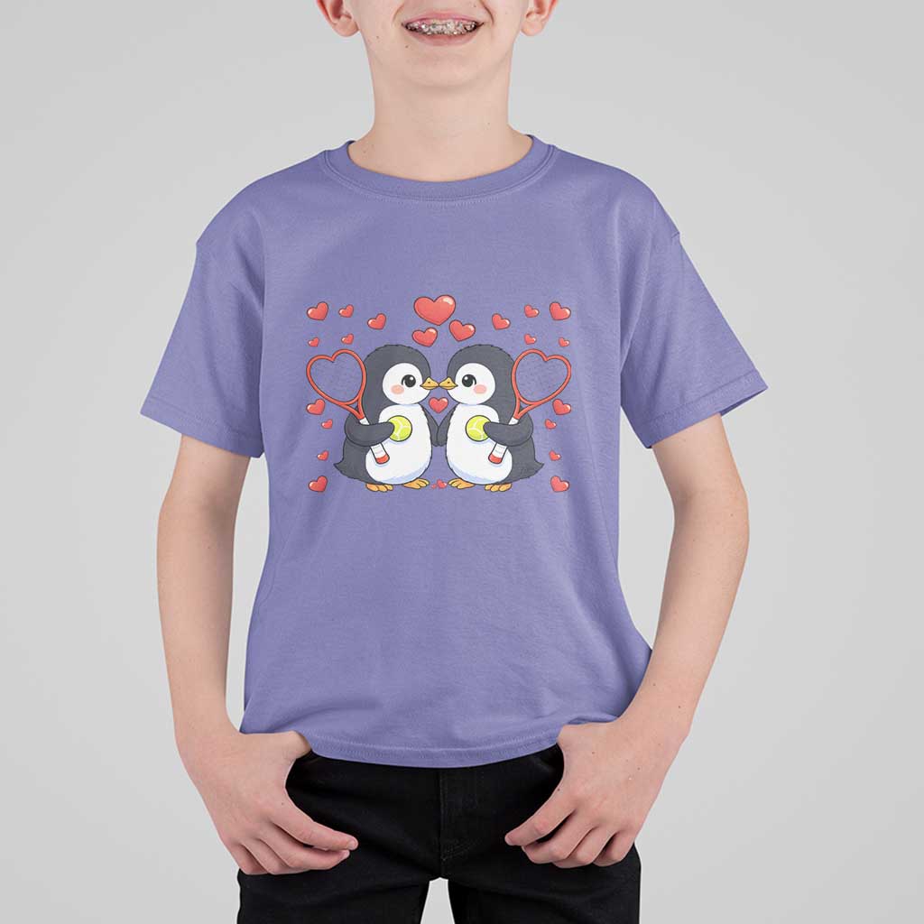 Cute XOXO Tennis Player T Shirt For Kid Valentines Day Gift - Wonder Print Shop