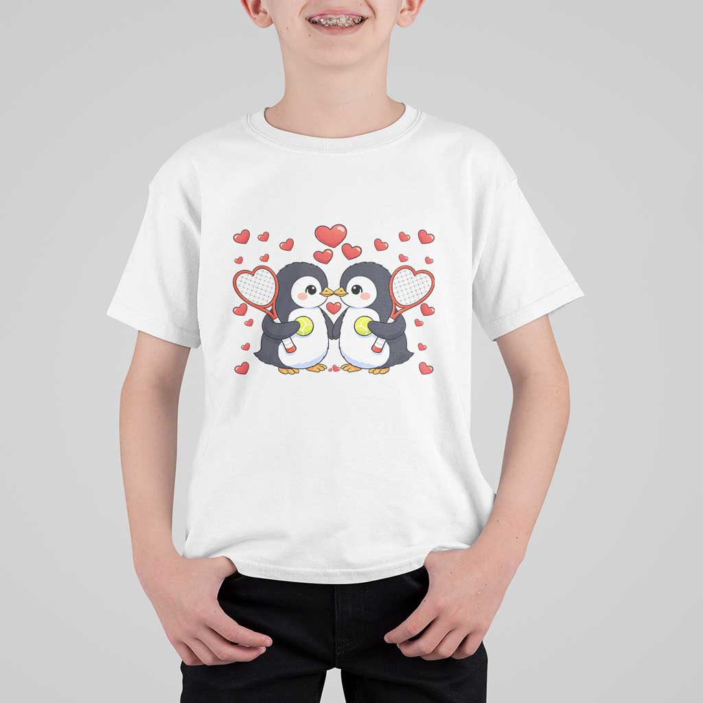 Cute XOXO Tennis Player T Shirt For Kid Valentines Day Gift - Wonder Print Shop