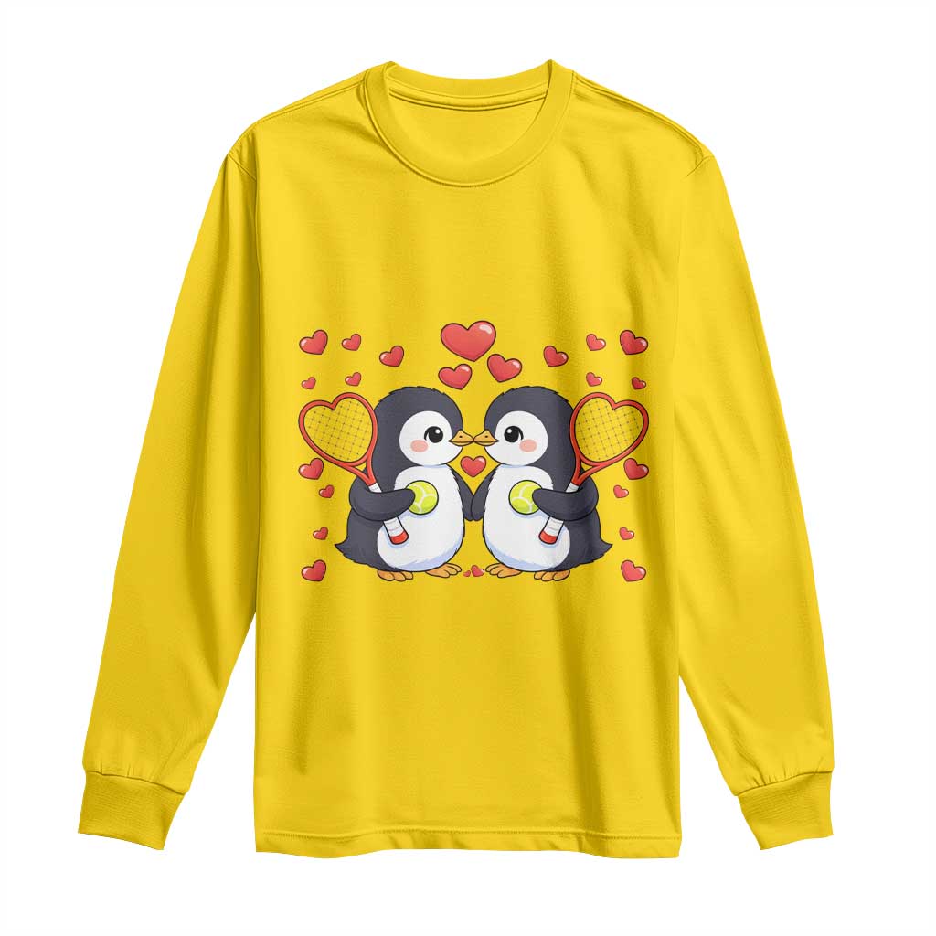 Cute XOXO Tennis Player Long Sleeve Shirt Valentines Day Gift - Wonder Print Shop