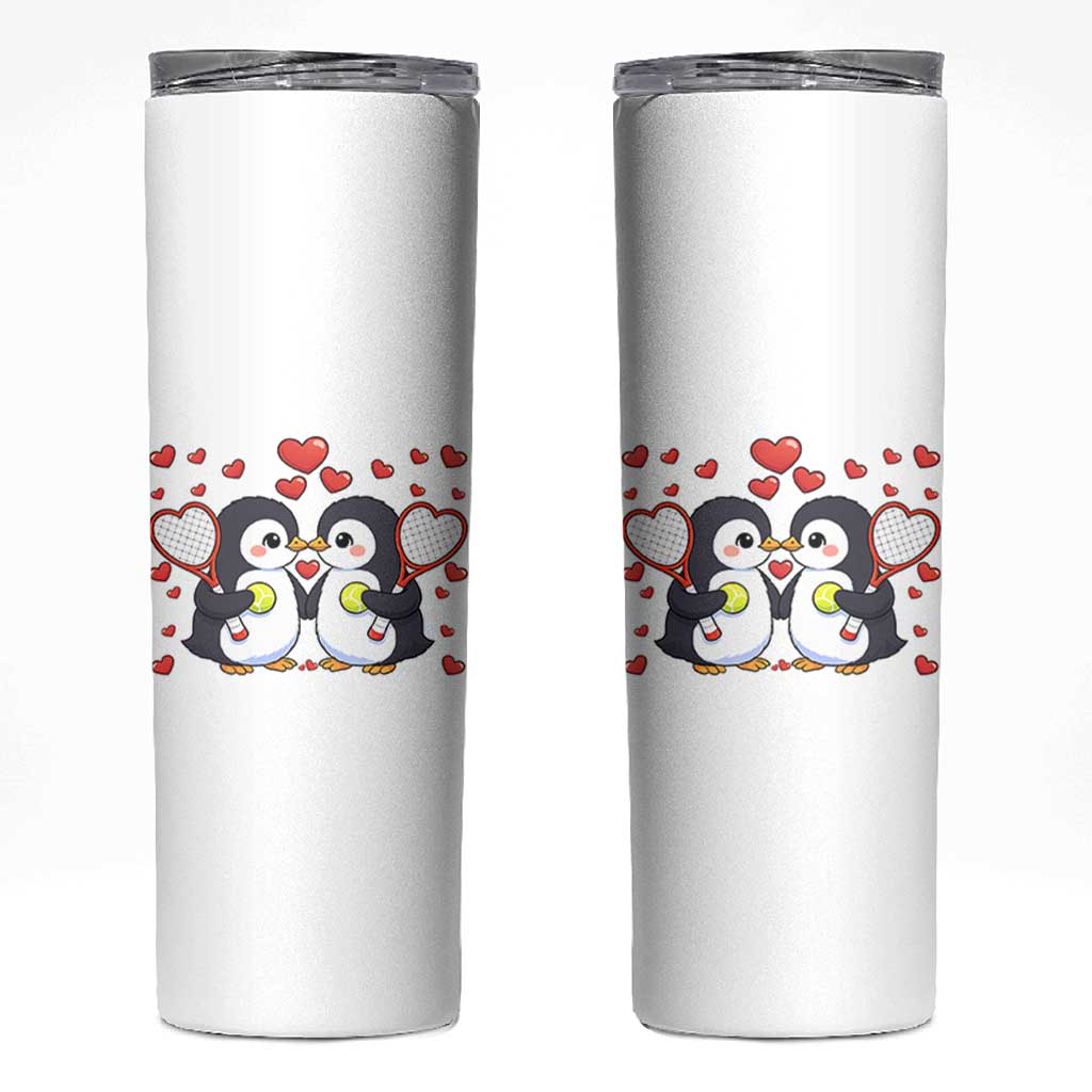 Cute XOXO Tennis Player Skinny Tumbler Valentines Day Gift - Wonder Print Shop