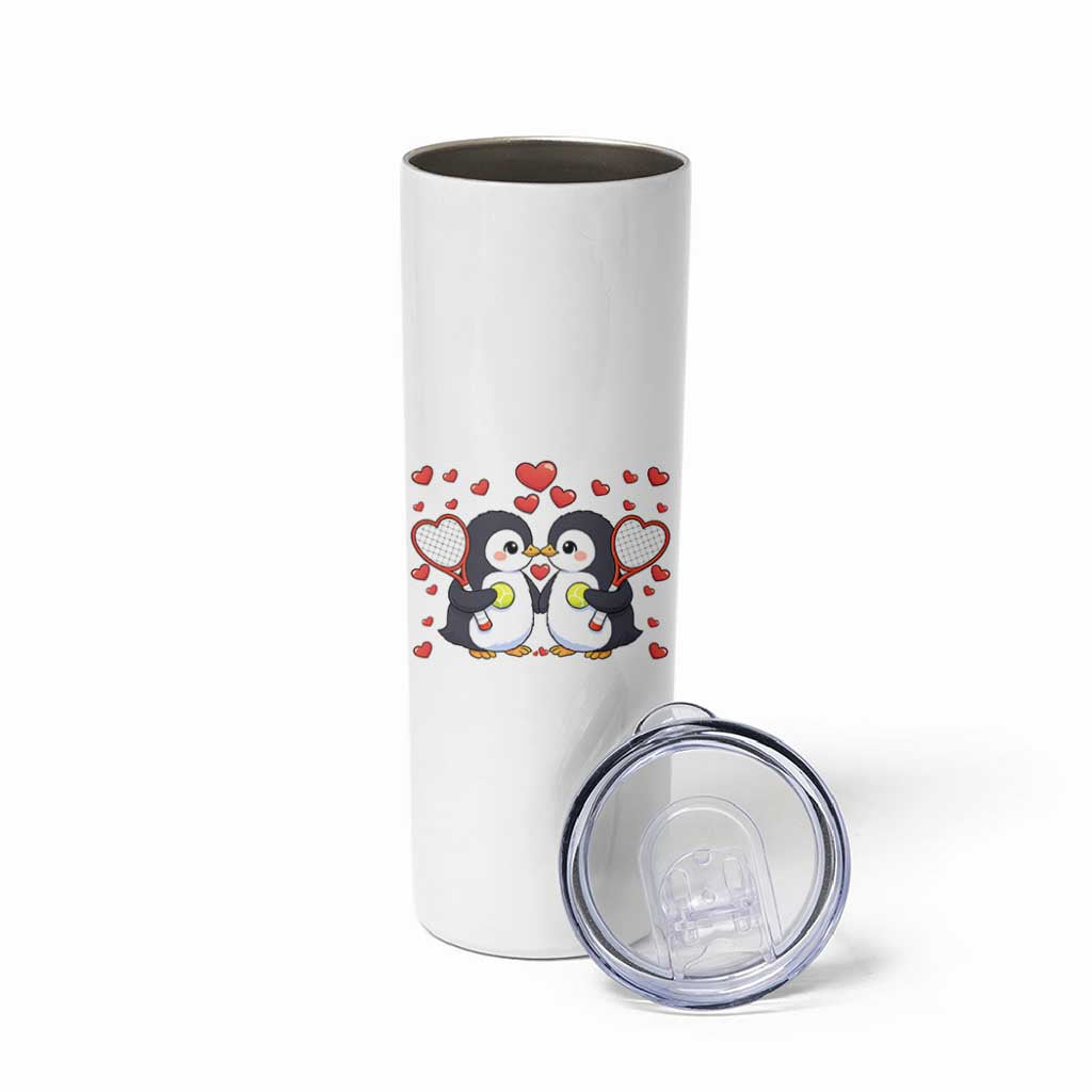 Cute XOXO Tennis Player Skinny Tumbler Valentines Day Gift - Wonder Print Shop