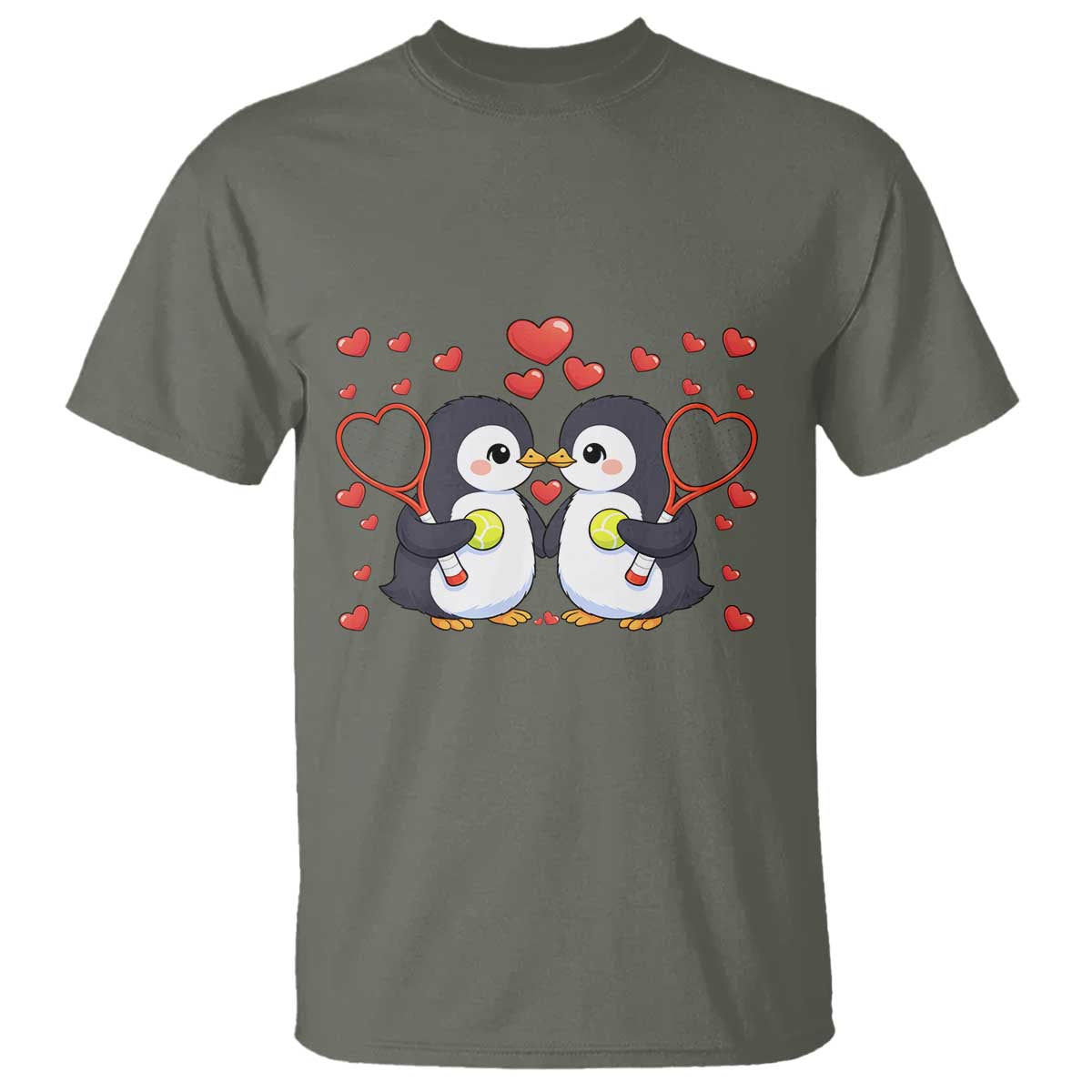 Cute XOXO Tennis Player T Shirt Valentines Day Gift - Wonder Print Shop