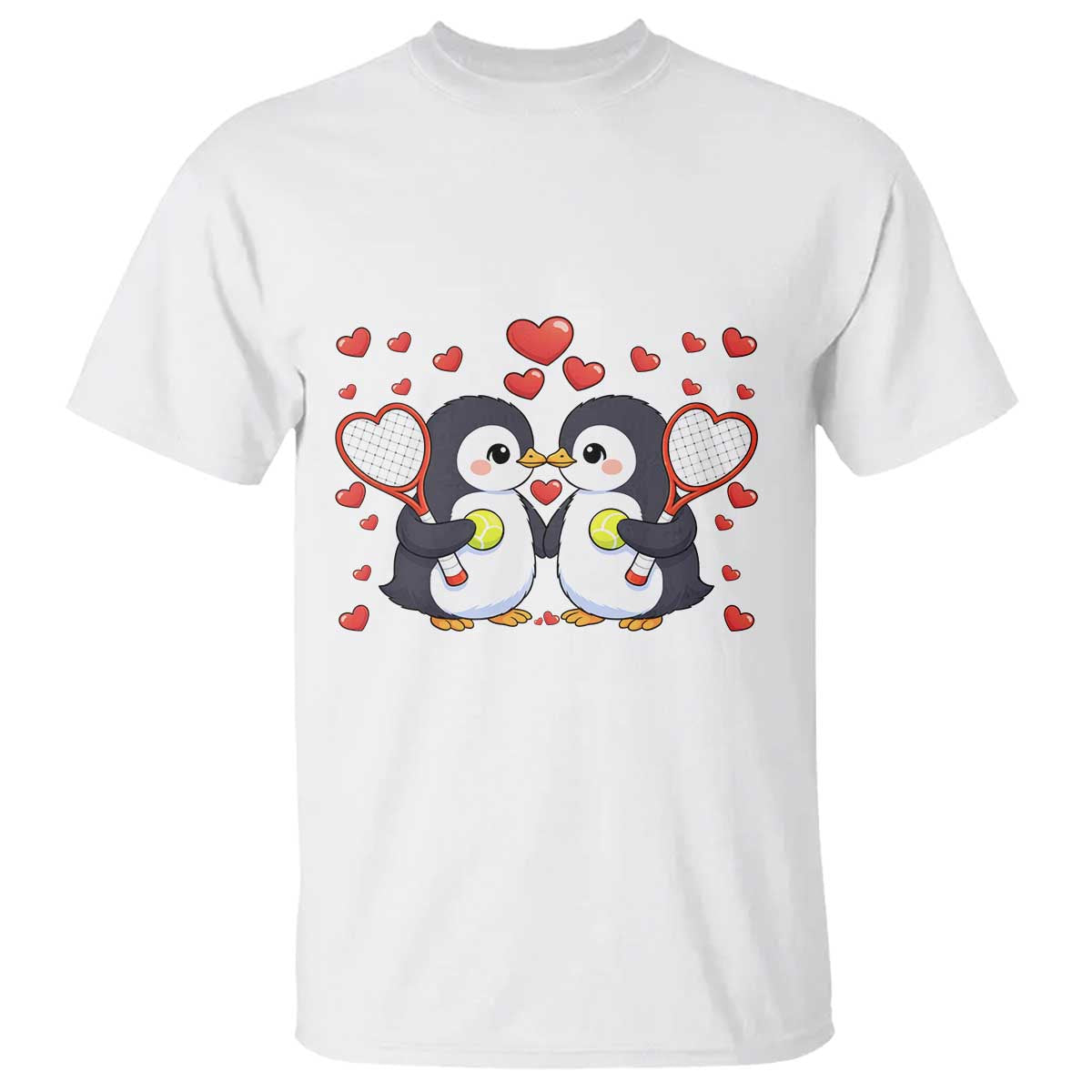 Cute XOXO Tennis Player T Shirt Valentines Day Gift - Wonder Print Shop