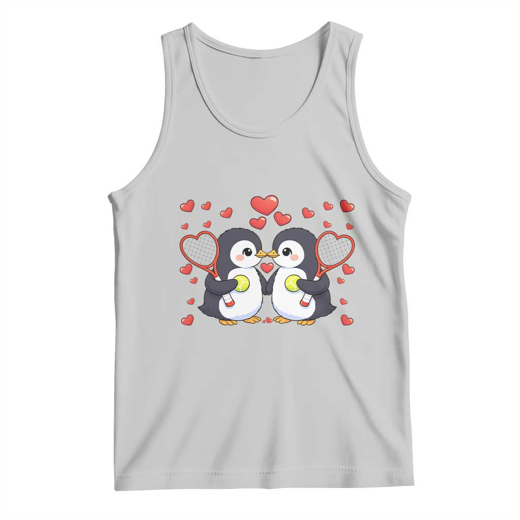 Cute XOXO Tennis Player Tank Top Valentines Day Gift - Wonder Print Shop