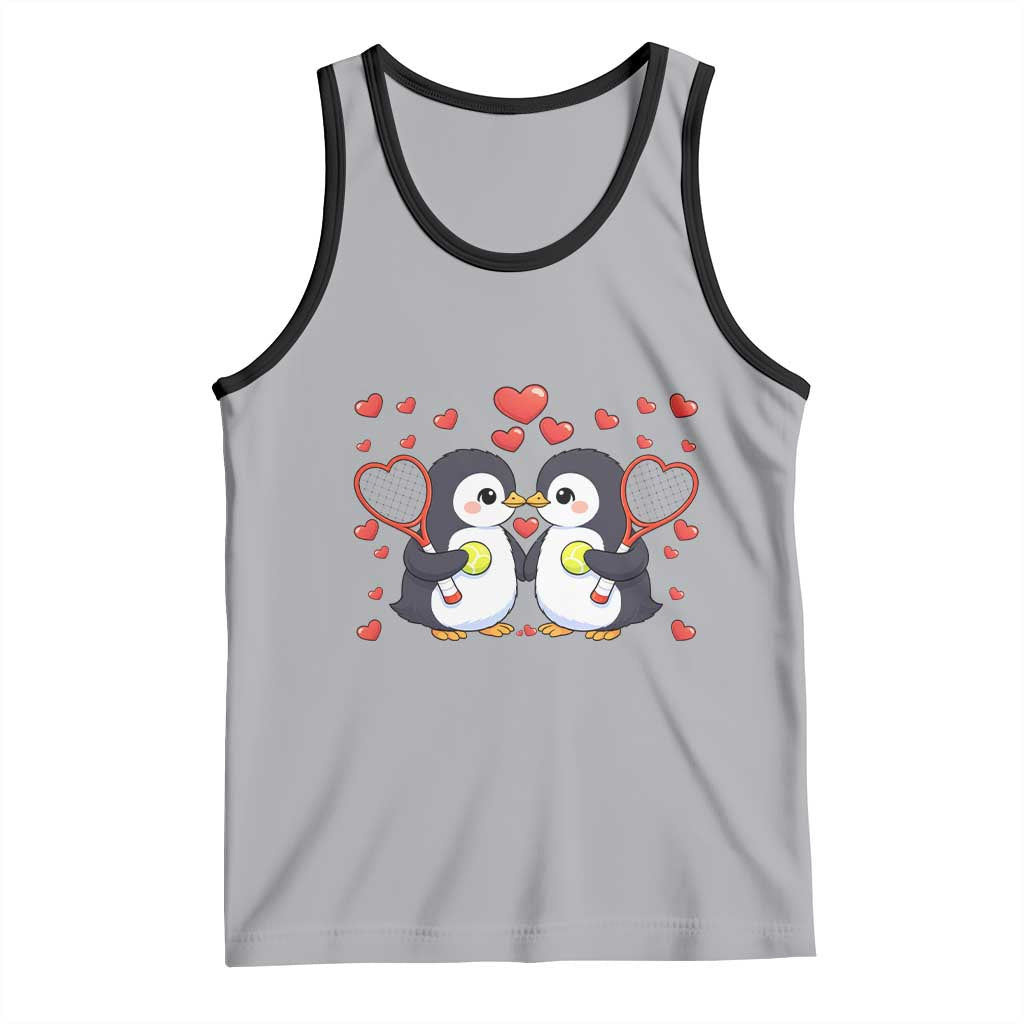 Cute XOXO Tennis Player Tank Top Valentines Day Gift - Wonder Print Shop