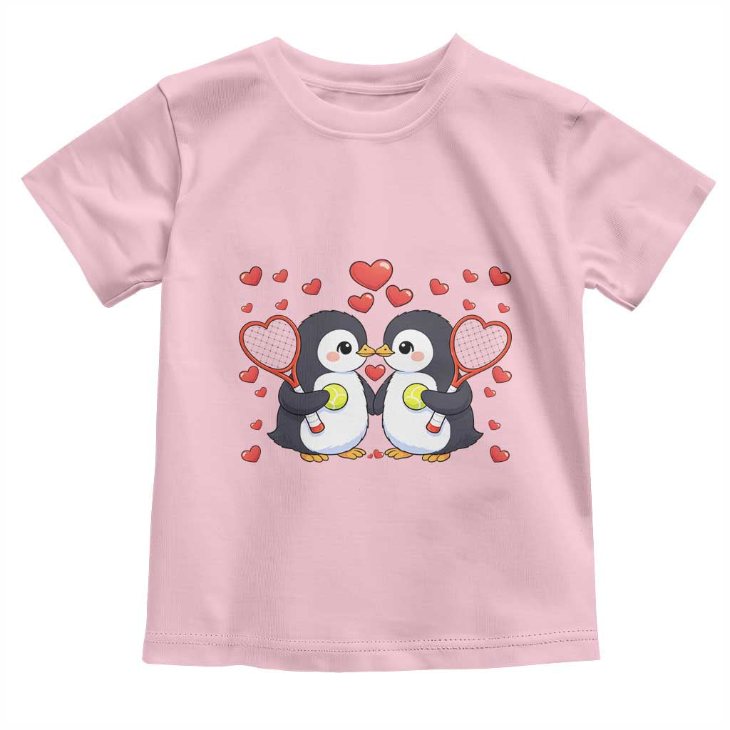Cute XOXO Tennis Player Toddler T Shirt Valentines Day Gift - Wonder Print Shop