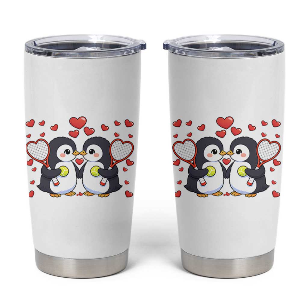 Cute XOXO Tennis Player Tumbler Cup Valentines Day Gift - Wonder Print Shop