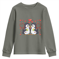 Cute XOXO Tennis Player Youth Sweatshirt Valentines Day Gift - Wonder Print Shop