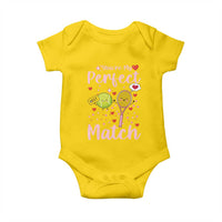 You Are My Perfect Match Baby Onesie Gift For Tennis Couple - Wonder Print Shop