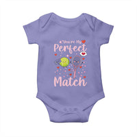You Are My Perfect Match Baby Onesie Gift For Tennis Couple - Wonder Print Shop