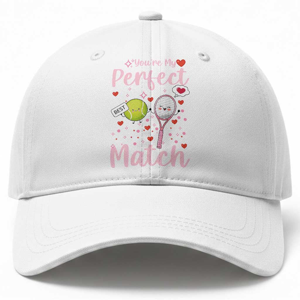 You Are My Perfect Match Baseball Cap Gift For Tennis Couple