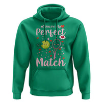 You Are My Perfect Match Hoodie Gift For Tennis Couple - Wonder Print Shop