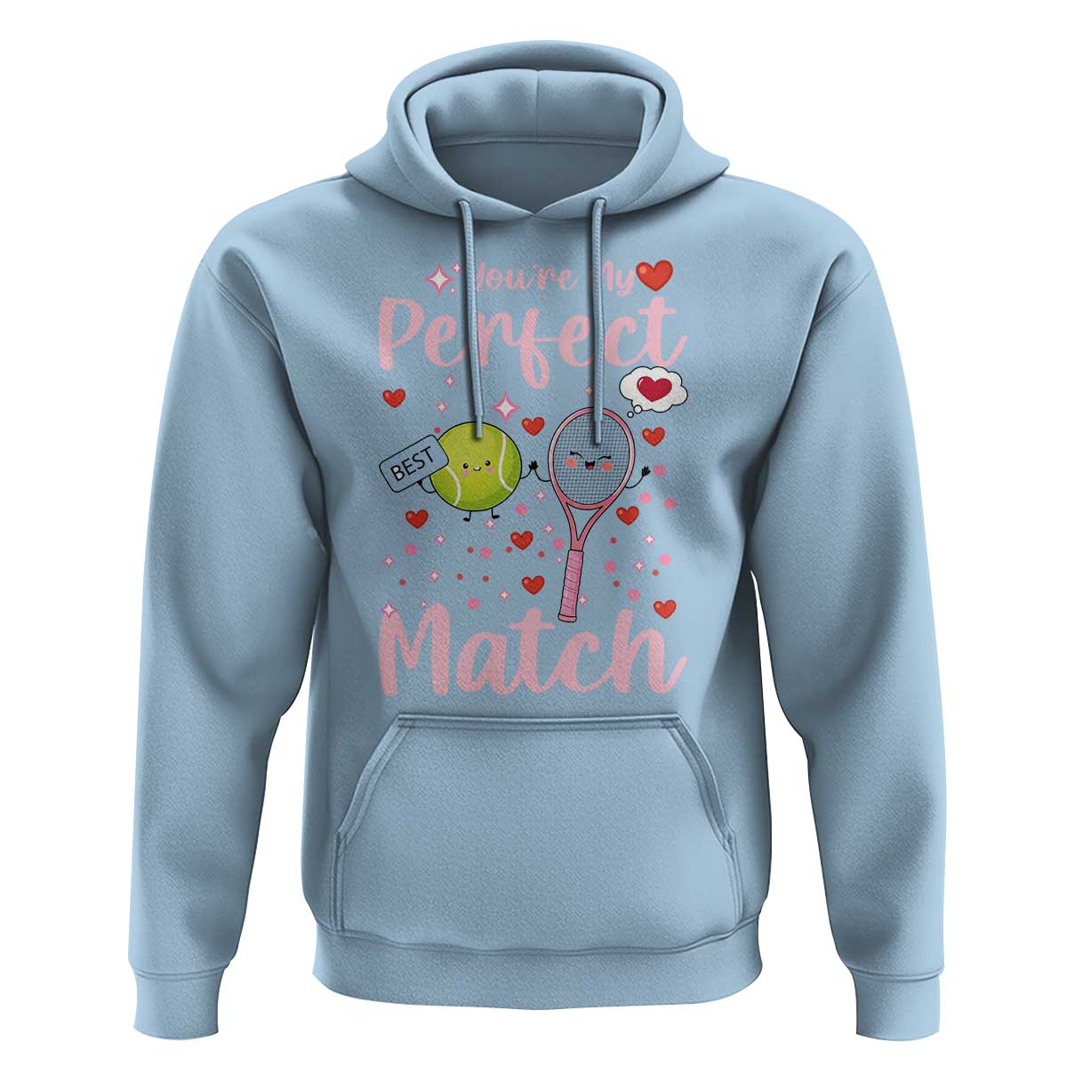 You Are My Perfect Match Hoodie Gift For Tennis Couple - Wonder Print Shop