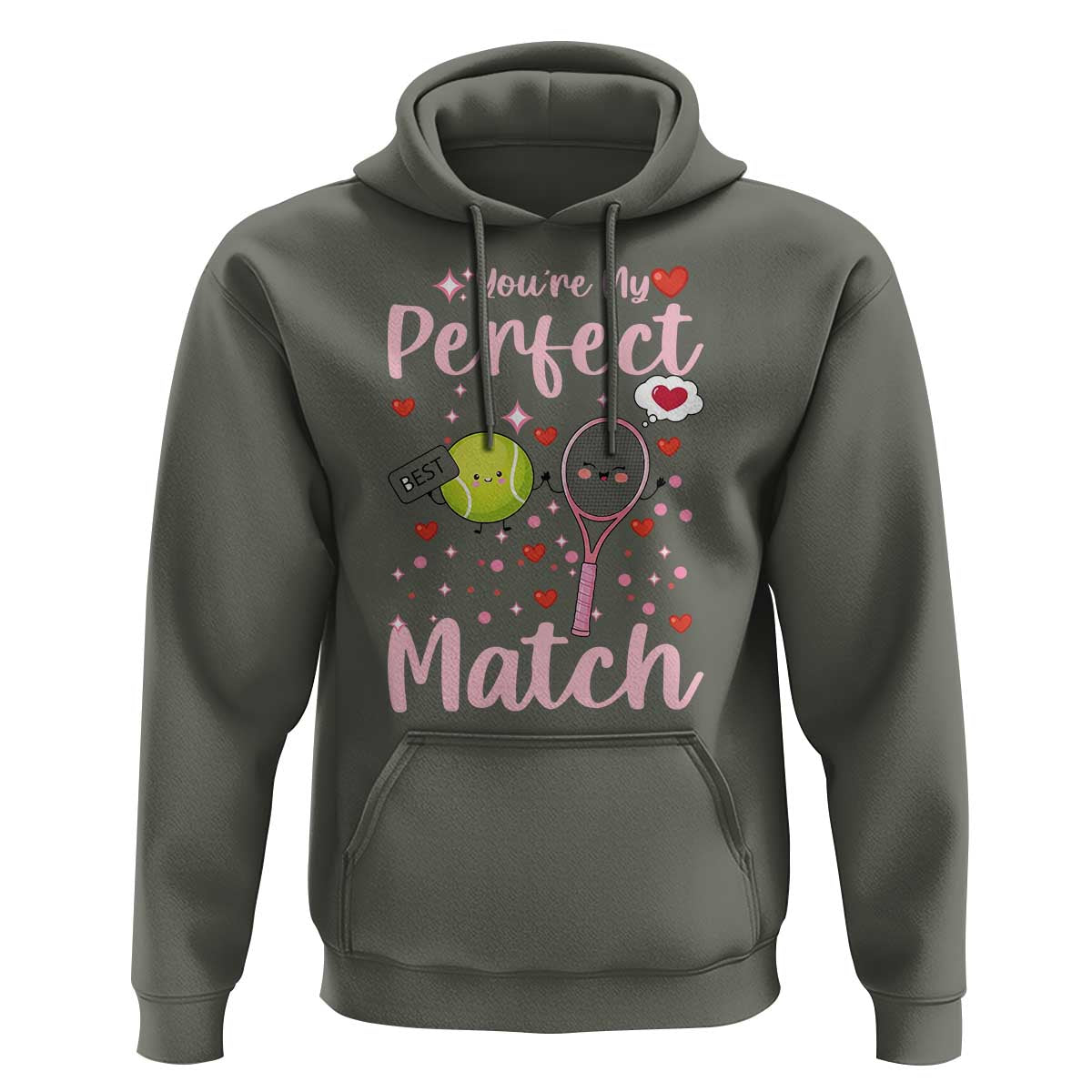 You Are My Perfect Match Hoodie Gift For Tennis Couple - Wonder Print Shop