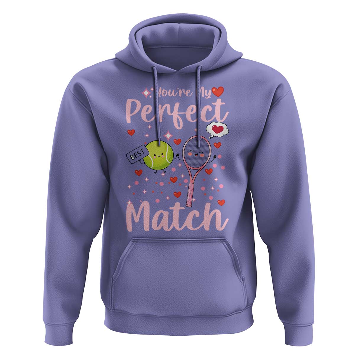 You Are My Perfect Match Hoodie Gift For Tennis Couple - Wonder Print Shop