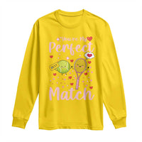 You Are My Perfect Match Long Sleeve Shirt Gift For Tennis Couple - Wonder Print Shop