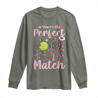 You Are My Perfect Match Long Sleeve Shirt Gift For Tennis Couple - Wonder Print Shop