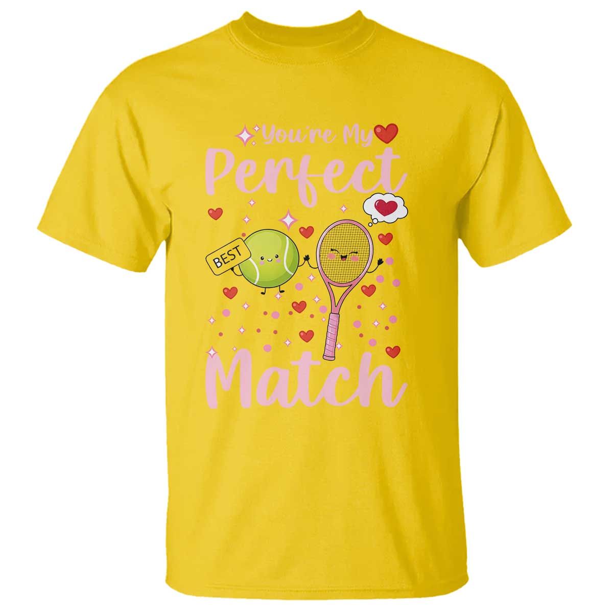 You Are My Perfect Match T Shirt Gift For Tennis Couple - Wonder Print Shop