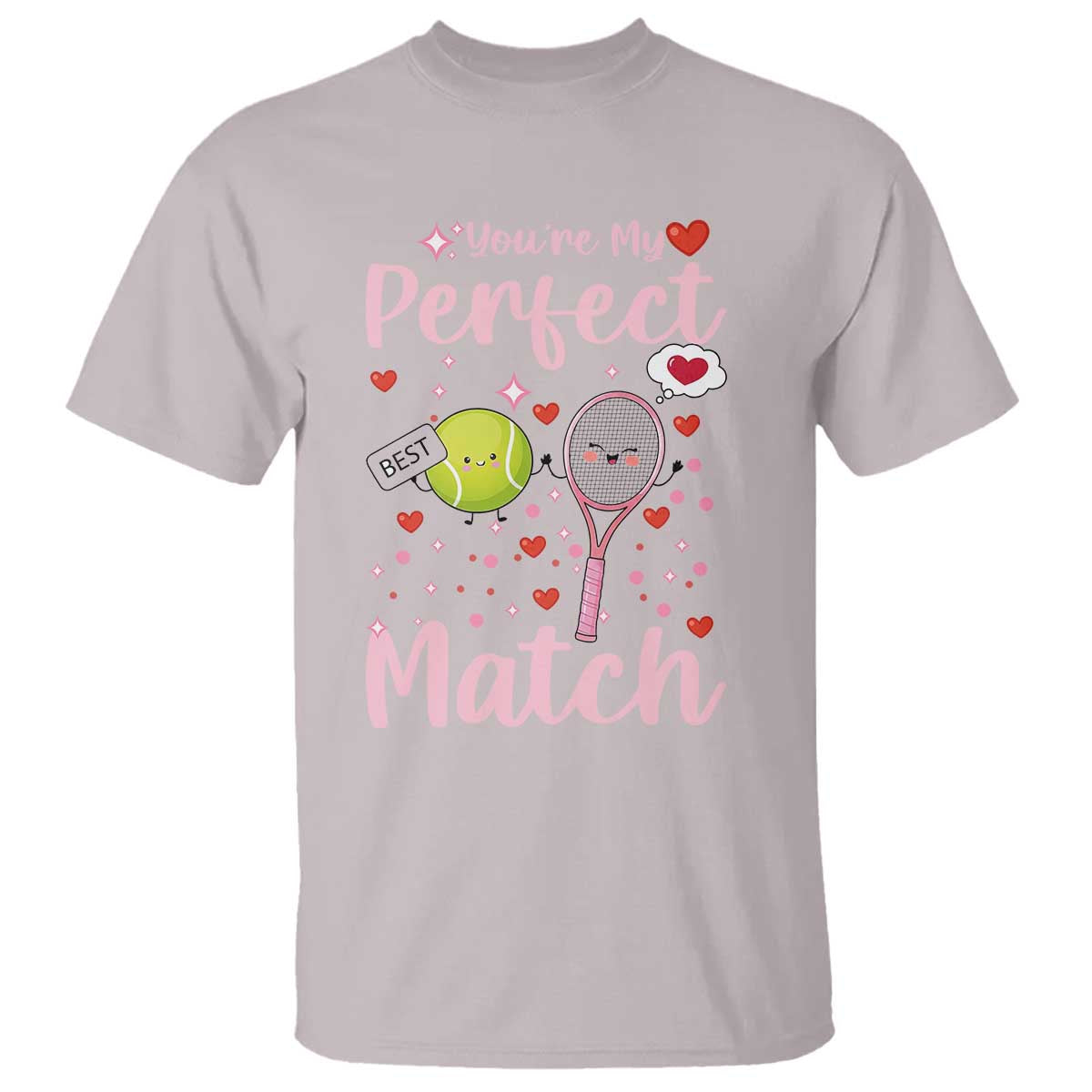 You Are My Perfect Match T Shirt Gift For Tennis Couple - Wonder Print Shop