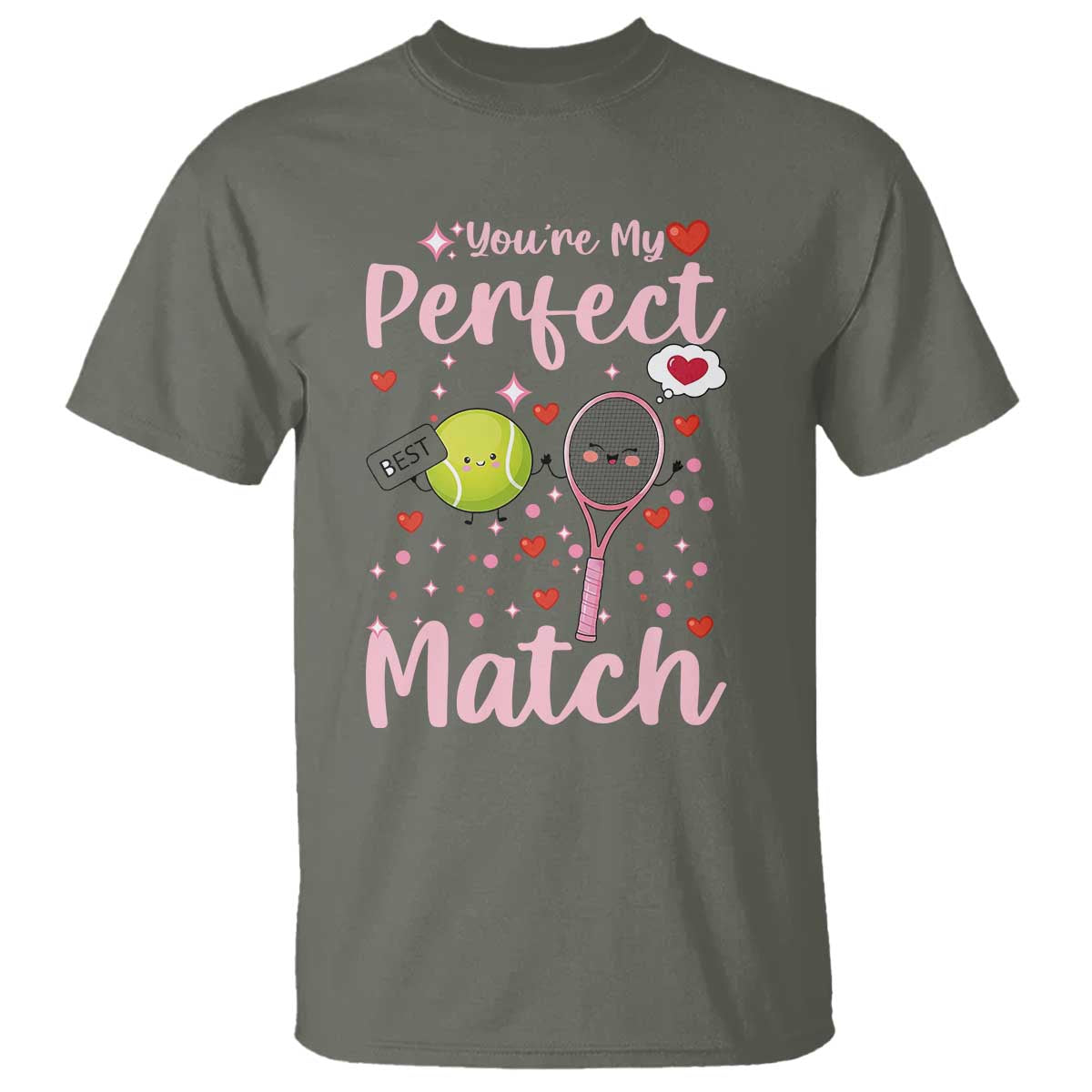 You Are My Perfect Match T Shirt Gift For Tennis Couple - Wonder Print Shop