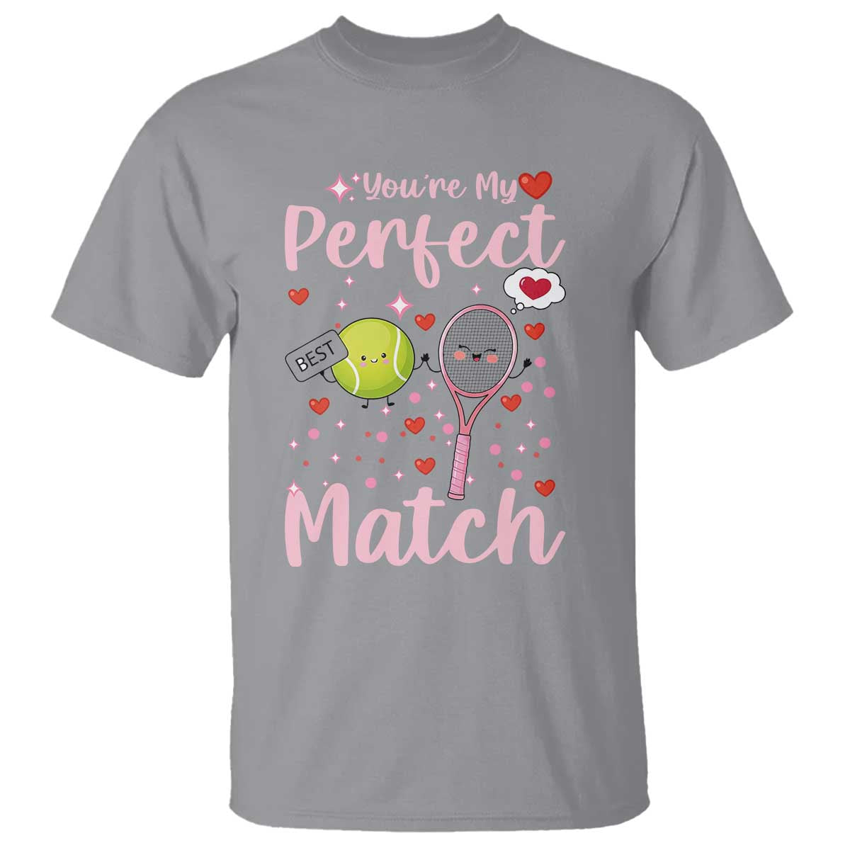 You Are My Perfect Match T Shirt Gift For Tennis Couple - Wonder Print Shop