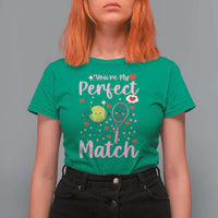 You Are My Perfect Match T Shirt For Women Gift For Tennis Couple - Wonder Print Shop