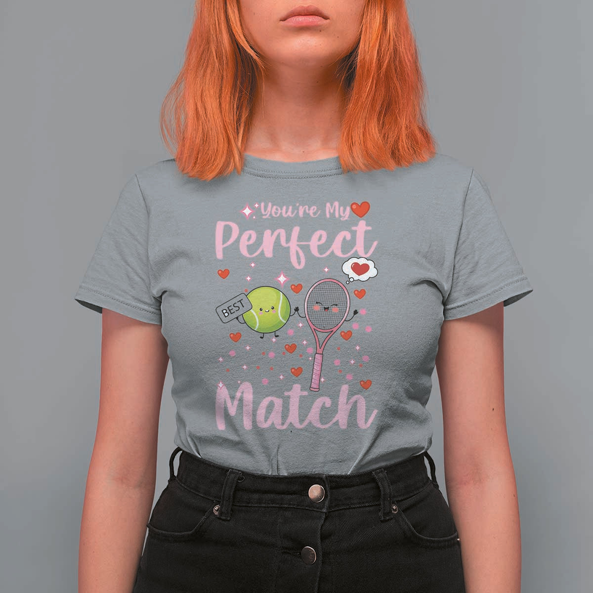 You Are My Perfect Match T Shirt For Women Gift For Tennis Couple - Wonder Print Shop