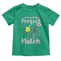 You Are My Perfect Match Toddler T Shirt Gift For Tennis Couple - Wonder Print Shop