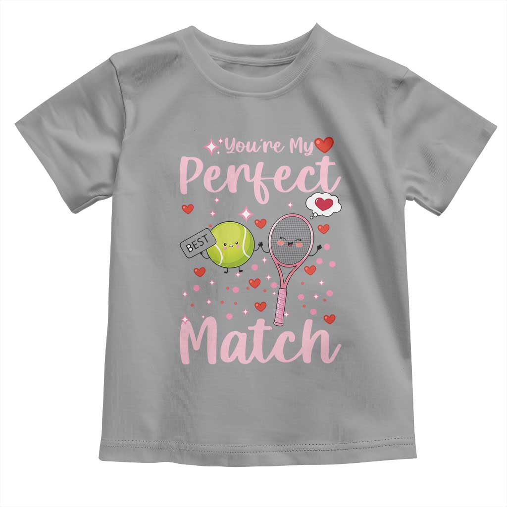 You Are My Perfect Match Toddler T Shirt Gift For Tennis Couple - Wonder Print Shop