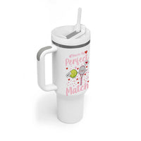 You Are My Perfect Match Tumbler With Handle Gift For Tennis Couple - Wonder Print Shop